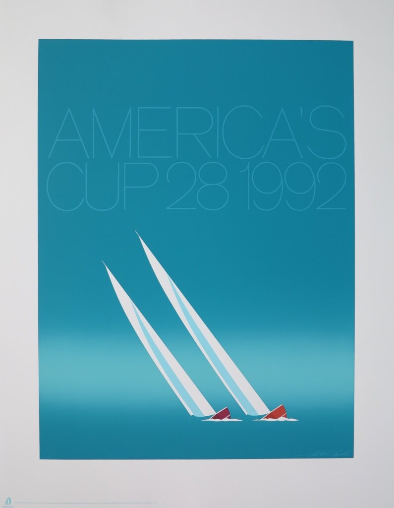 America's Cup Posters, Two, 1983 & 1992
