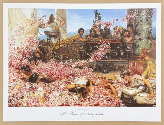 Sir Lawrence Alma-tadema Exhibition Poster - the Roses of