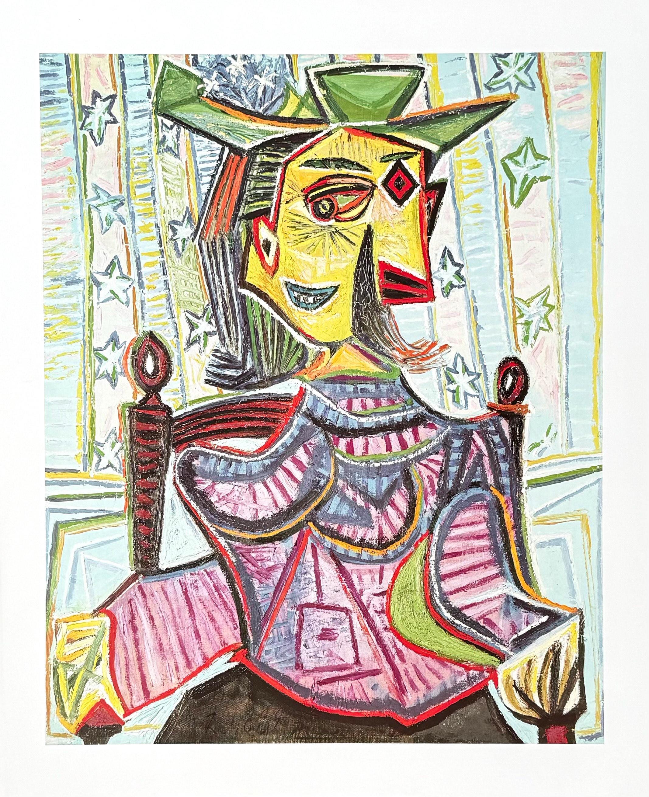 Pablo Picasso Exhibition Poster - Seated Portrait of Dora Maar