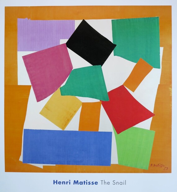 Henri Matisse Exhibition Poster the Snail French Art Museum Artist