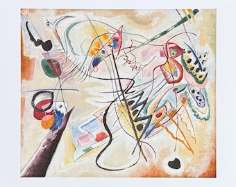 Kandinsky exhibition poster - Music Overture - museum artist - art print