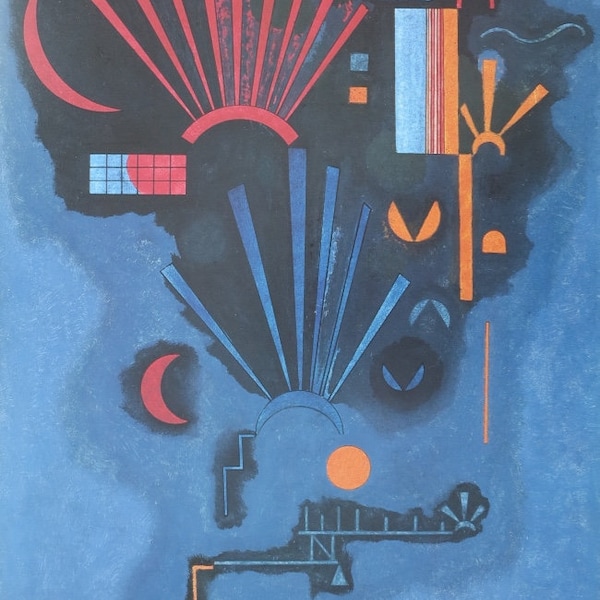 Affiche de l'exposition Wassily Kandinsky - North Carolina Museum of Art - rare print - 1995