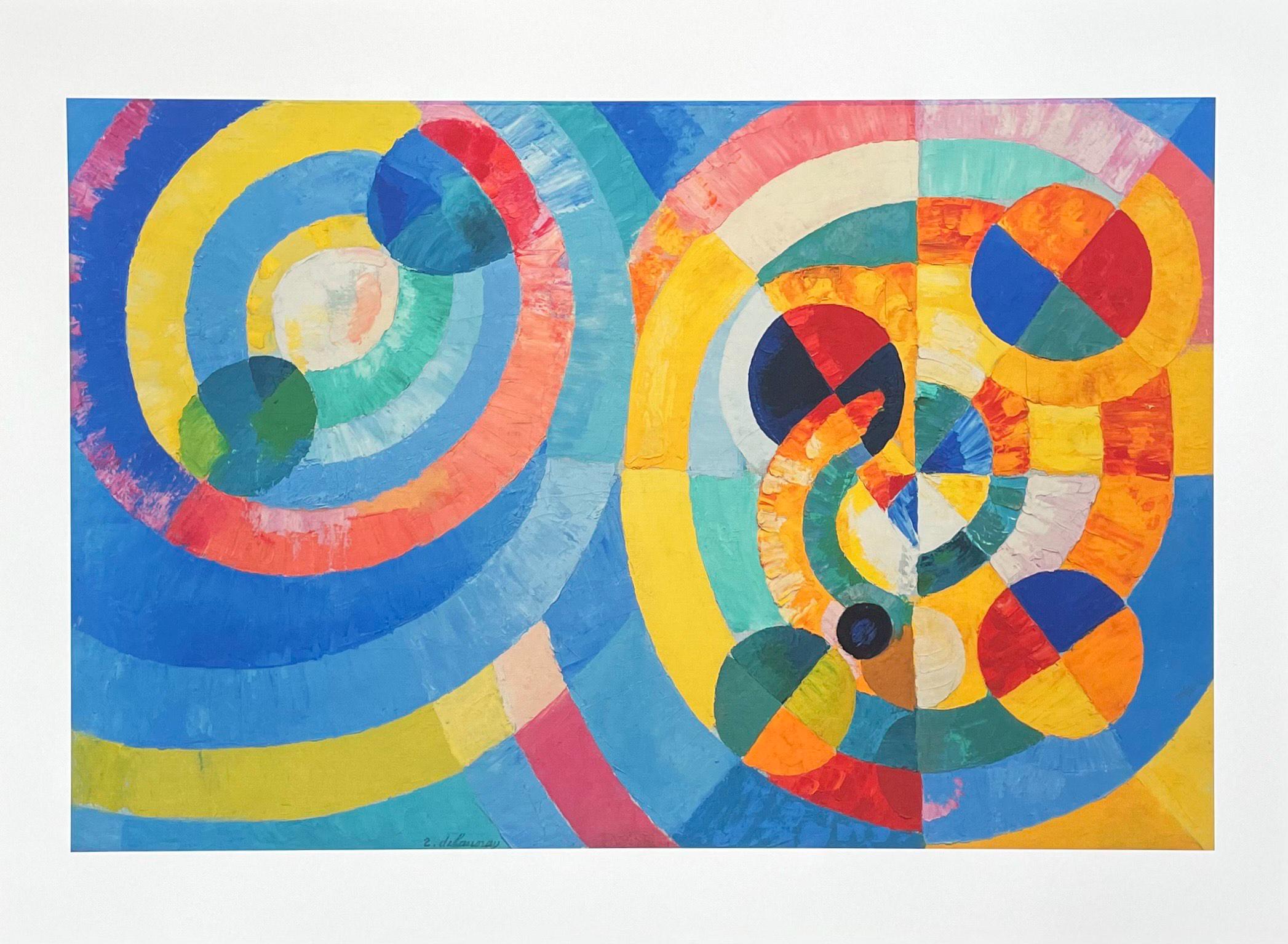 Robert Delaunay Ausstellungsplakat - Circle Forms - Museumskünstler - Kunstdruck