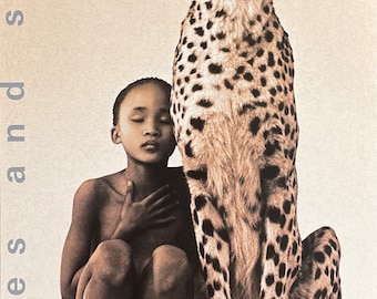 Gregory Colbert exhibition poster - Ashes and Snow - Cheetah - Movie - Documentary - photography - director - art print - 2007