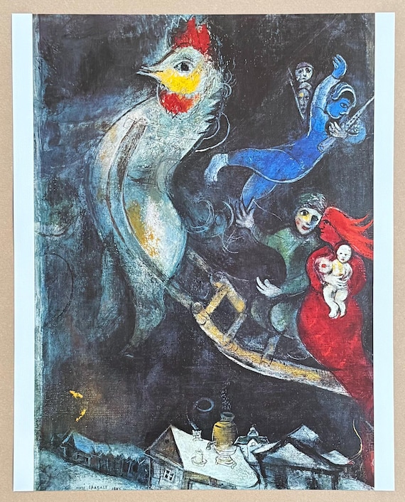 Marc Chagall Exhibition Poster - the Flying Horse - Museum Artist