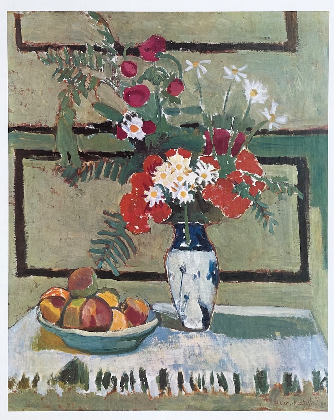 アンリ マティス展ポスター - 花と果物 - 静物画 - 部屋 - フランス