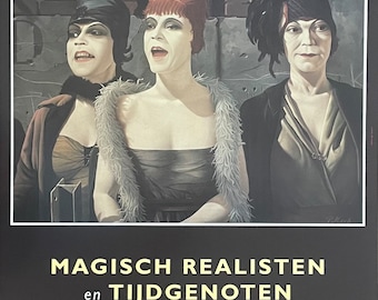 Pyke Koch exhibition poster - magical realism - museum artist - art print - excellent condition - postmodernism - subreal