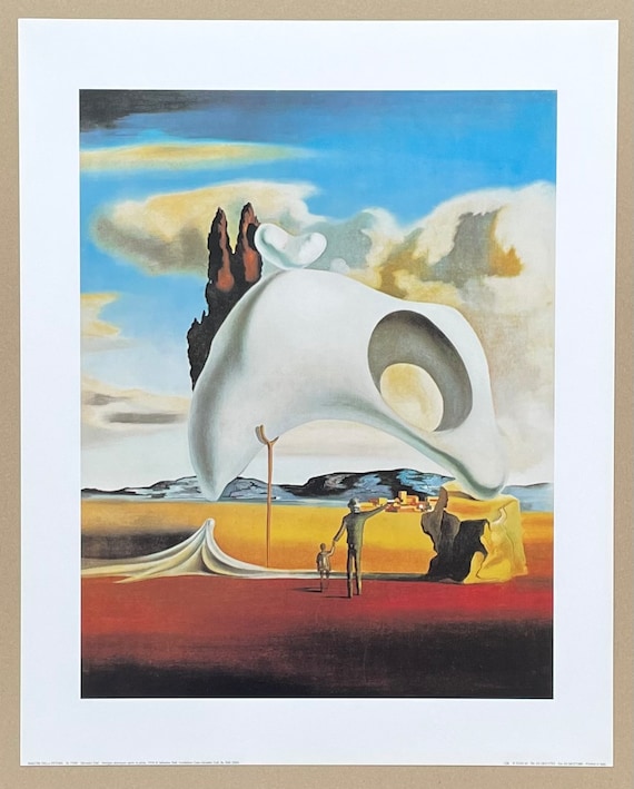 Salvador Dali Exhibition Poster - Vestiges Ataviques Apres La
