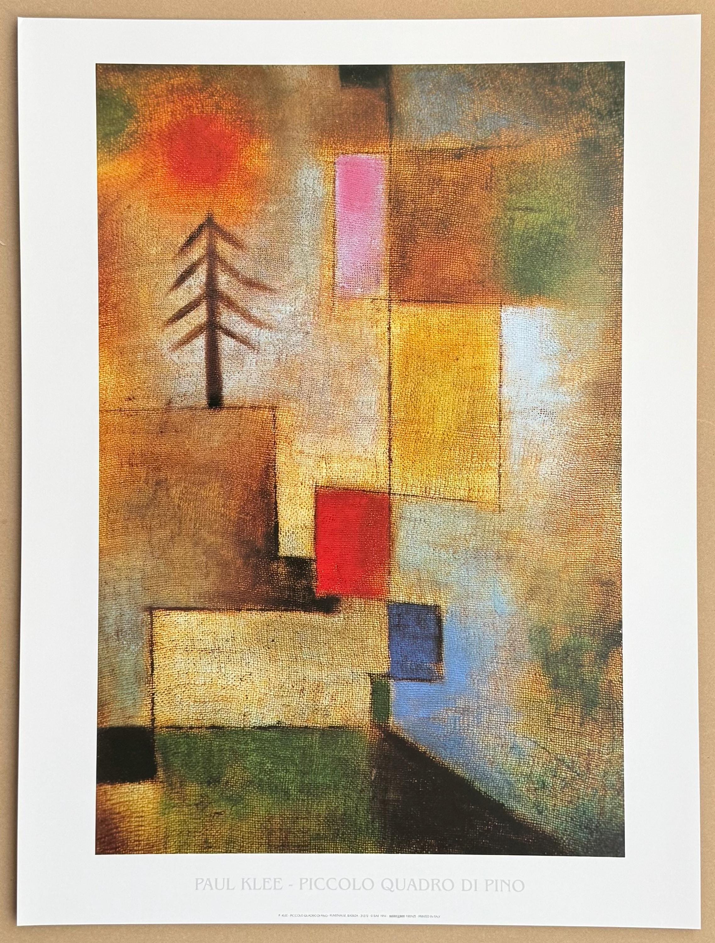 Paul Klee Exhibition Poster - Little Pine Tree - Museum Artist