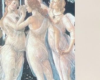 Sandro Botticelli exhibition poster - La Primavera -  museum artist - art print - Florence