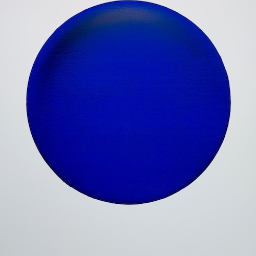 Yves Klein Exhibition Poster Disque Bleu Blue Circle Etsy
