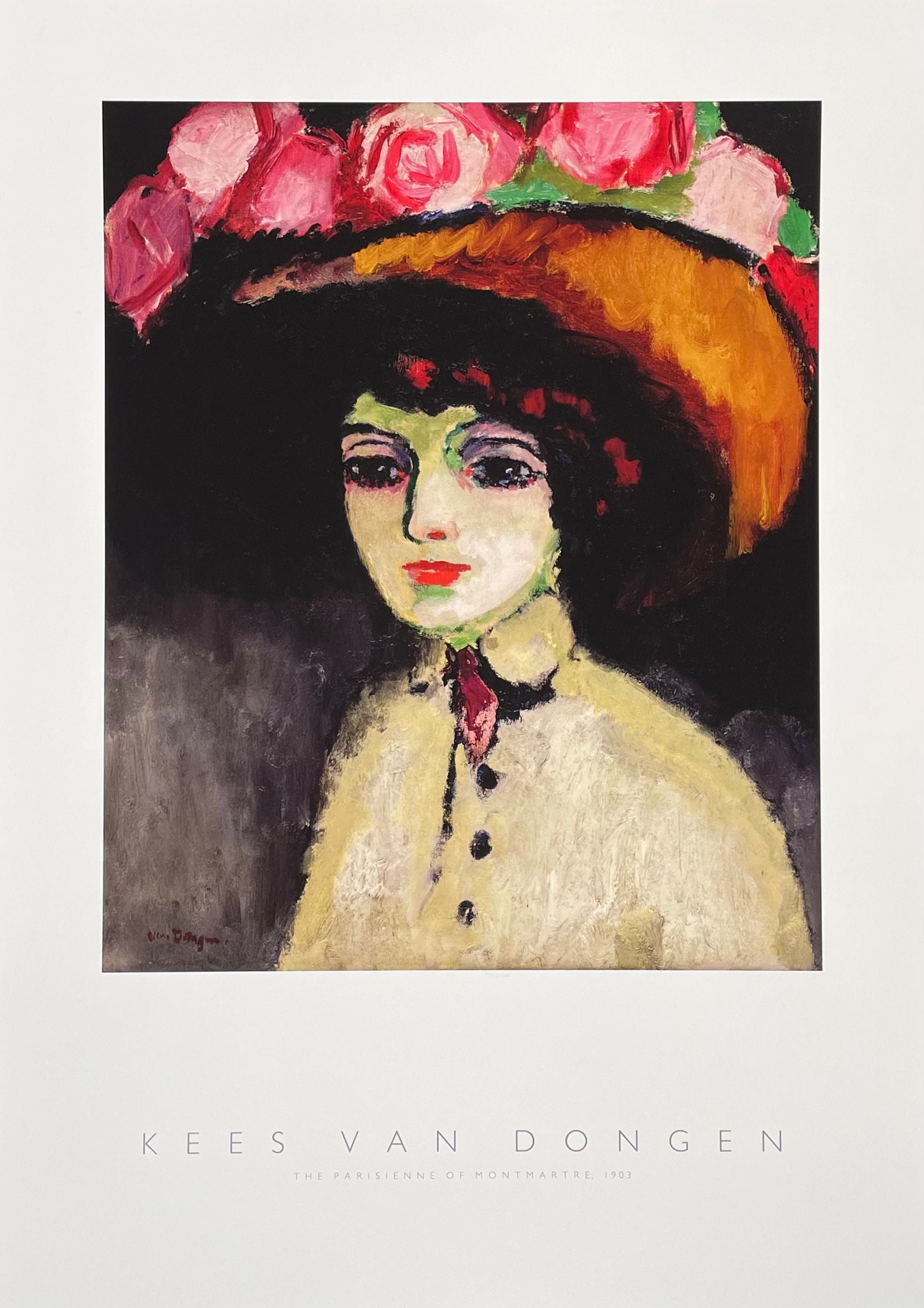 Kees Van Dongen Exhibition Poster - Parisienne of Montmartre
