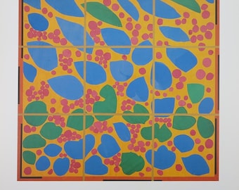 Henri Matisse exhibition poster - Ivy in flower - Dallas Museum of Art - offset lithograph