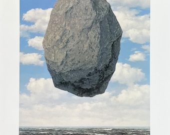 ルネ・マグリット展ポスター - ピレネー山脈の城 - シュルレアリスト