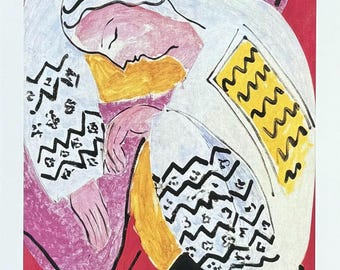 Tentoonstellingsposter Henri Matisse - De droom - slapende vrouw - portret van een vrouw - Franse kunst - museumkunstenaar - kunstafdruk