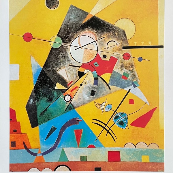 Affiche de l’exposition Wassily Kandinsky - Harmonie tranquille, 1924 - artiste du musée - tirage d’art