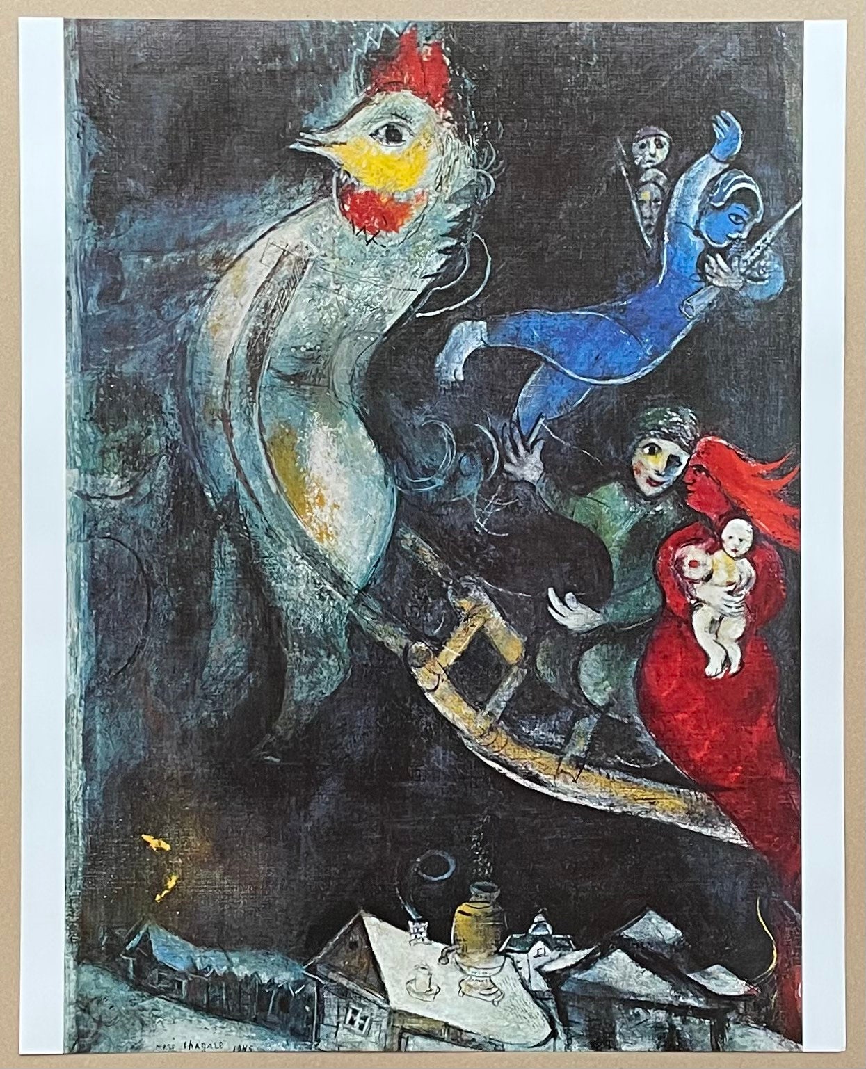 Marc Chagall Exhibition Poster - the Flying Horse - Museum Artist