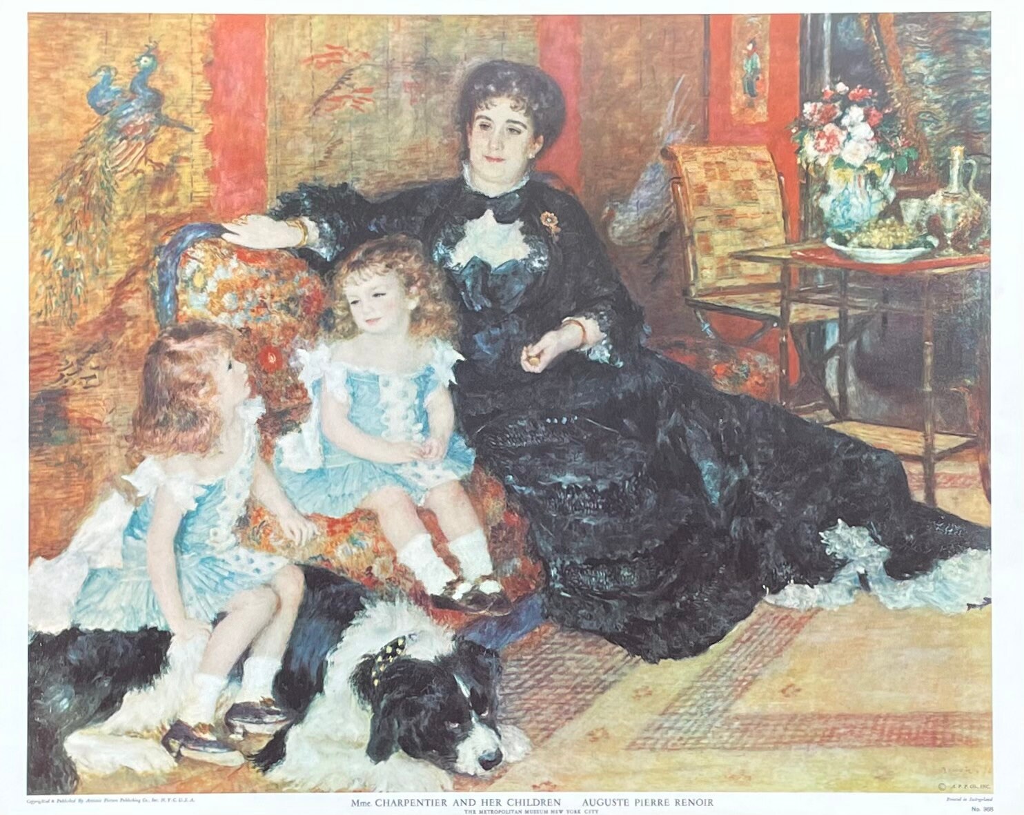 ピエール・オーギュスト・ルノワール展ポスター - シャルパンティエ