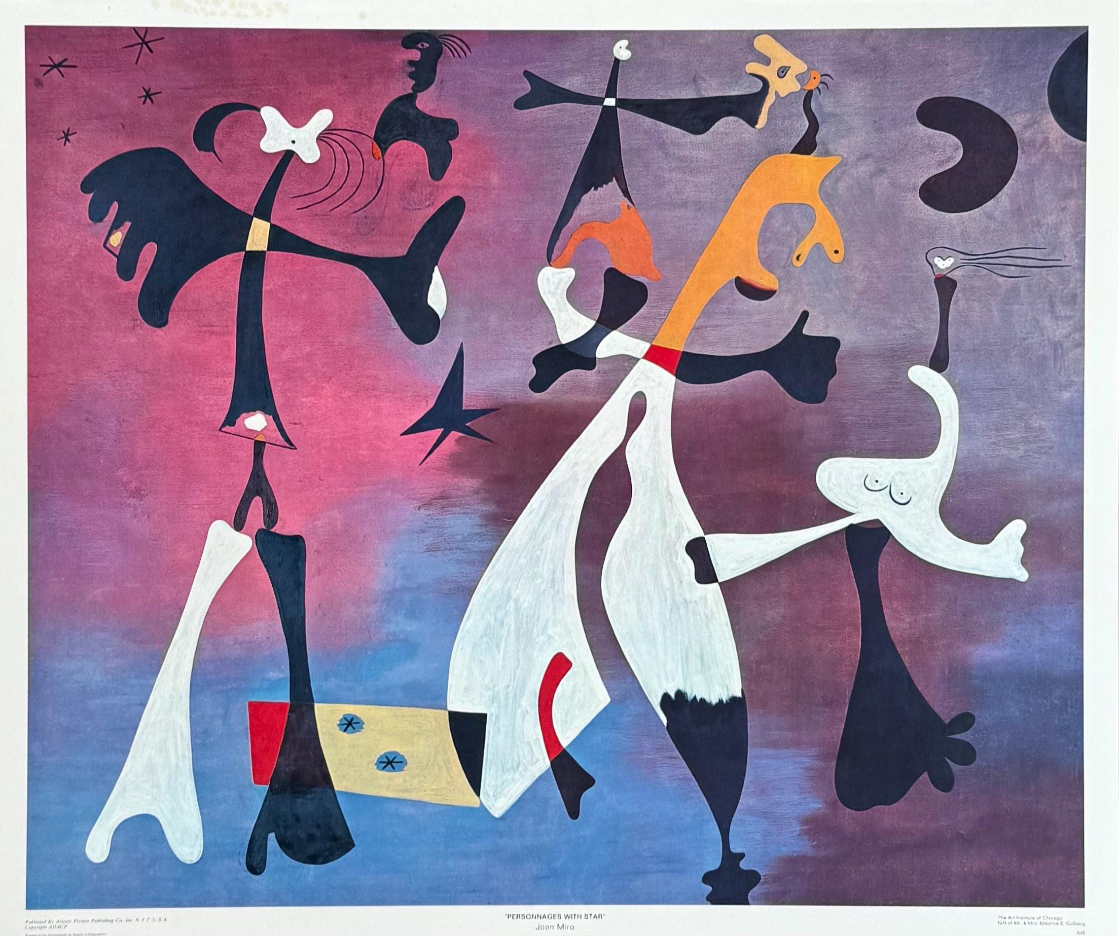 Joan miro personnage - Etsy 日本