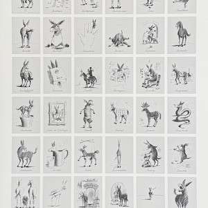 Plakat wystawowy Philippe Geraud-En hommage a tous les cancres de la terre-francuski artysta-osioł-druk artystyczny