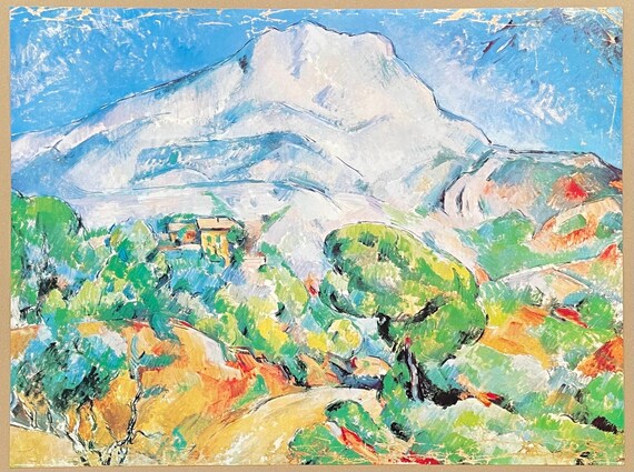 Paul Cezanne Exhibition Poster - Mountain Sainte-victoire