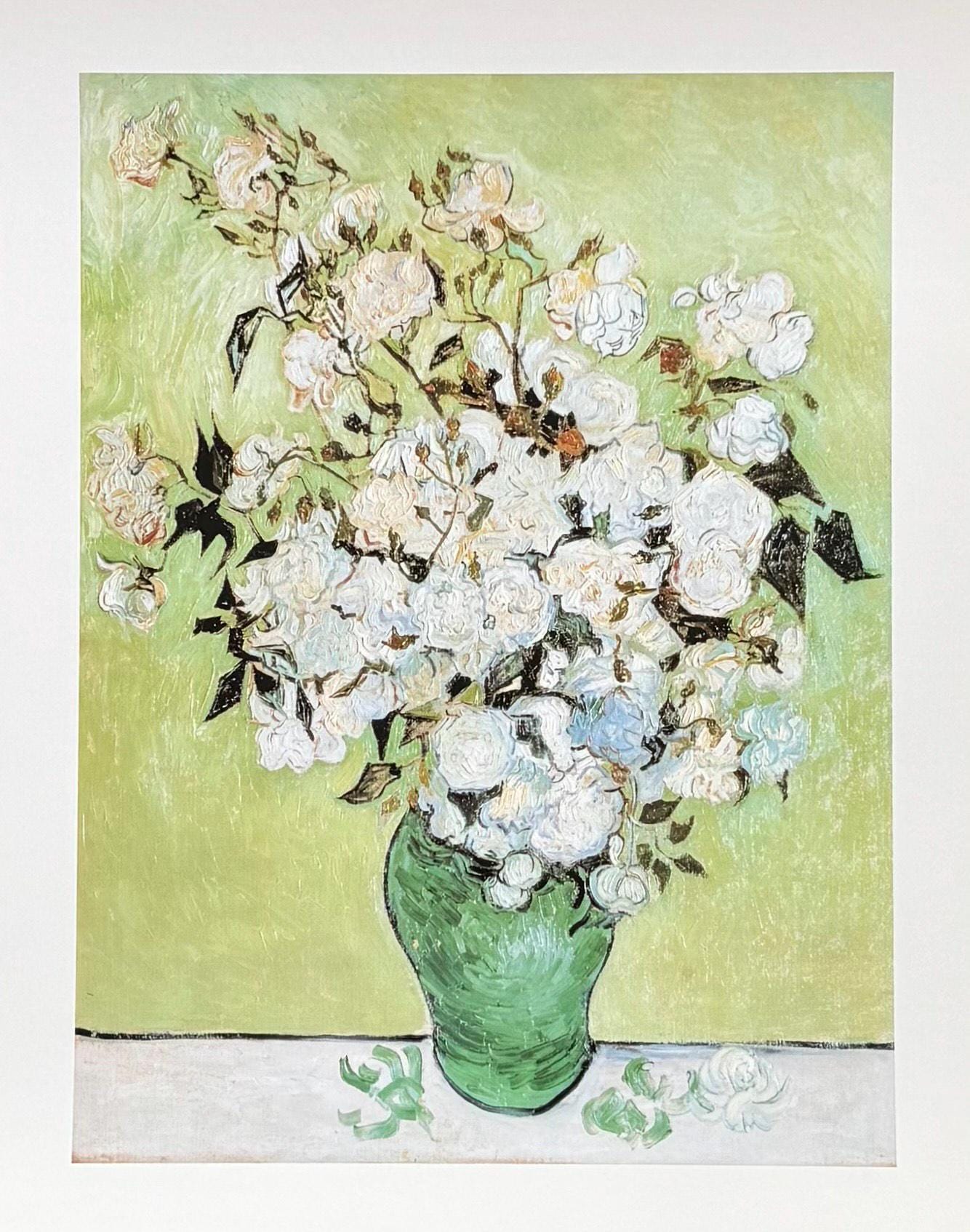 フィンセント・ファン・ゴッホ展ポスター - バラの花瓶 - 美術館の