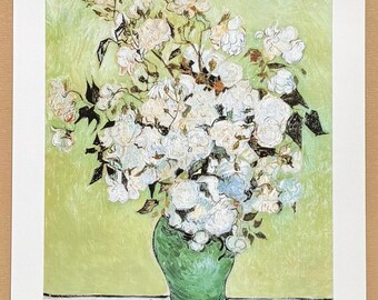フィンセント・ファン・ゴッホ展ポスター - バラの花瓶 - 美術館の