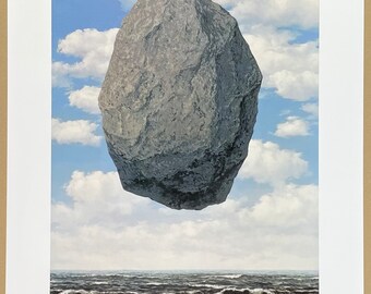 ルネ・マグリット展ポスター - ピレネー山脈の城 - シュルレアリスト