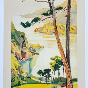 La Corse - Córcega - Francia - Sol - Viajes - Turismo francés - Impresión de arte decorativo - Póster de exposición - Reproducción
