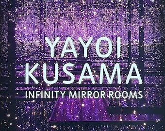 Yayoi Kusama exhibition poster - Infinity Mirror Rooms - museum artist - art print - 2021