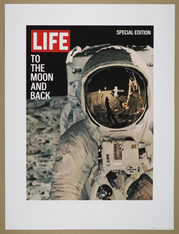 LIFE Exhibition Poster Neil Armstrong to the Moon and Back - Etsy