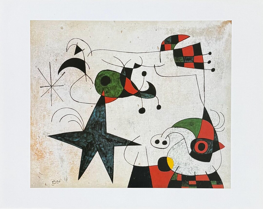 Joan Miro Exhibition Poster - Rhythm of the Snake's Passage Joan Miro Exhibition Poster - Rhythm of the Snake's Passage
