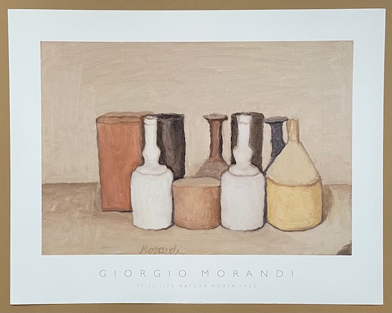 Giorgio Morandi Exhibition Poster - Still Life - Natura Morta