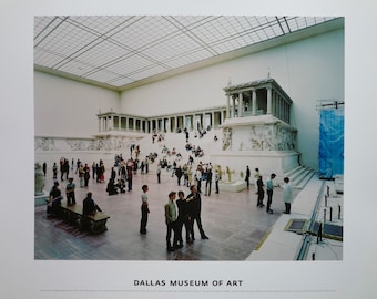 Pôster da exposição Thomas Struth - Museu Pergamon 1, Berlim - fotografia famosa - Impressão do Museu de Arte de Dallas