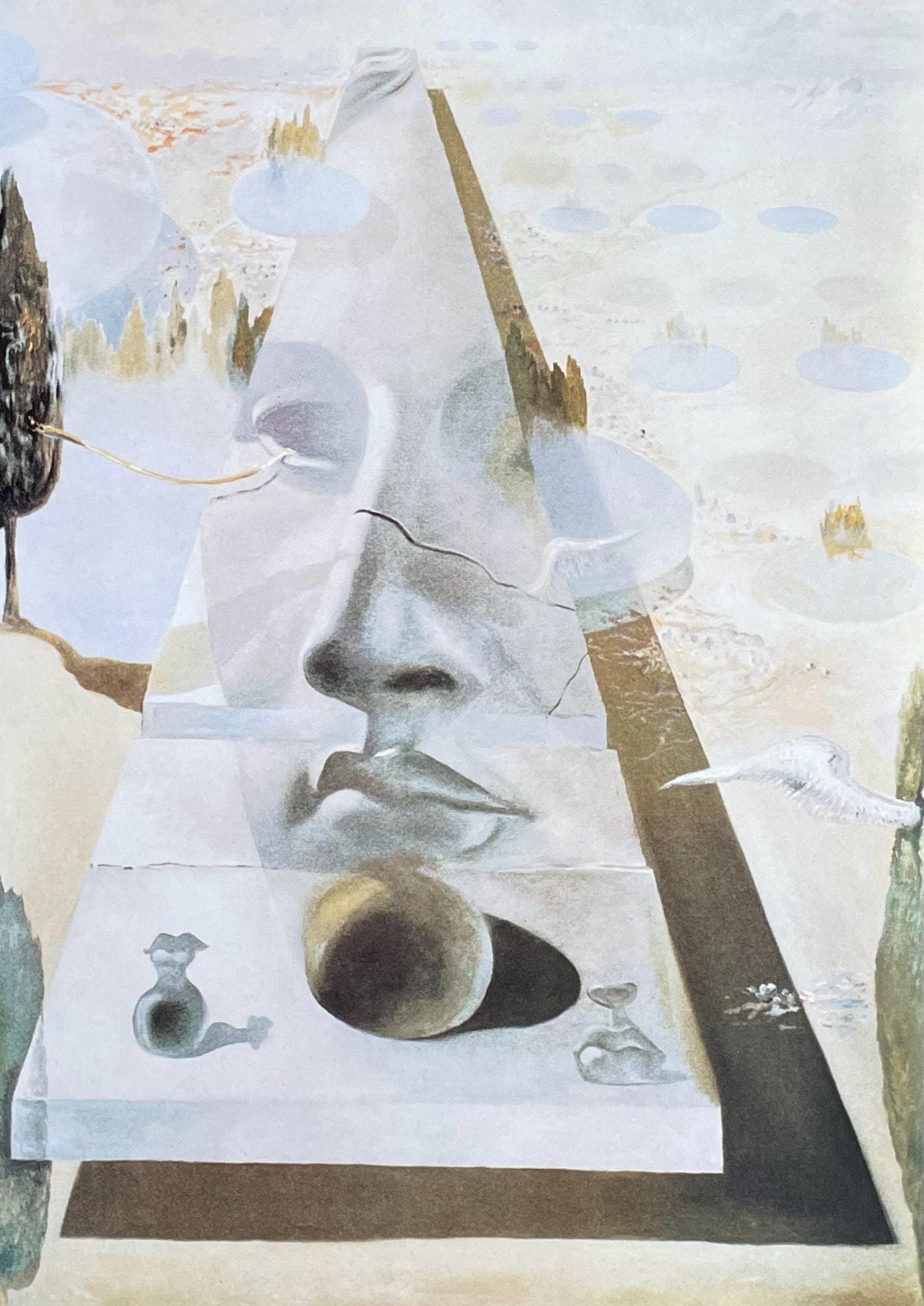 SALVADOR DALI: APPARITION DU VISAGE DE L'APHRODITE DE CNIDE
