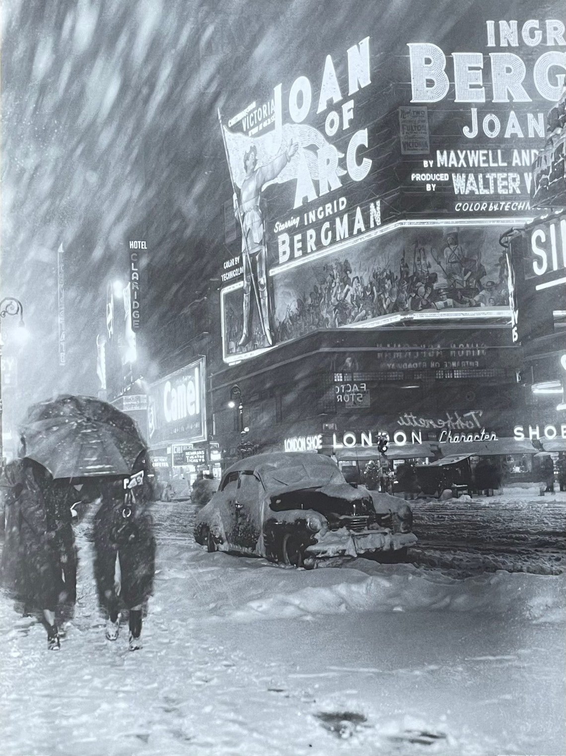 New York City Exhibition Poster Times Square 1948 - Etsy