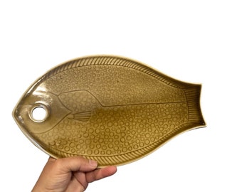 Vintage Arabia Fish Trivet: Finnish Ceramic, 1970s