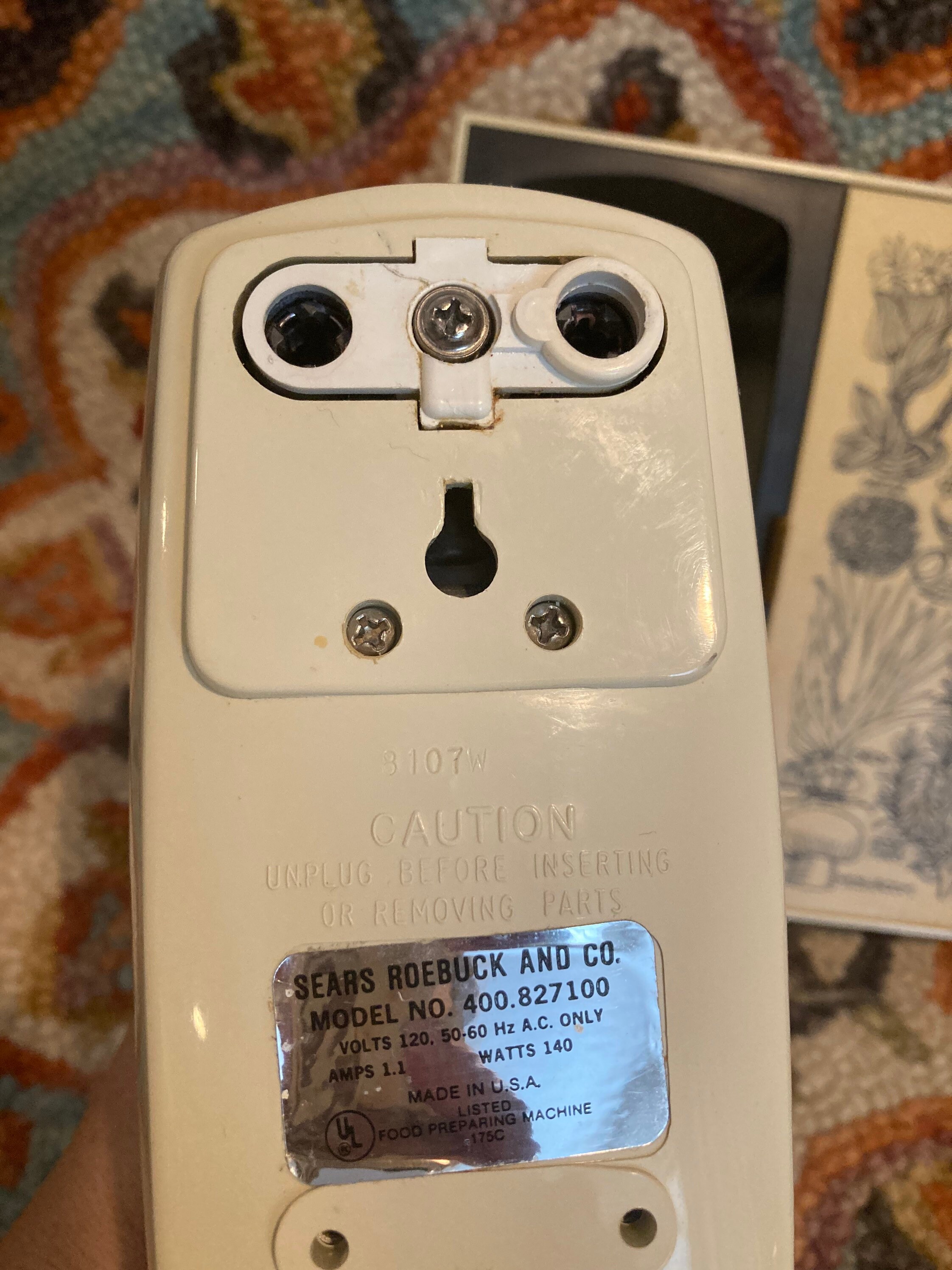 Vintage Sears Hand Mixer / Vintage Hand Mixer / Kitchen Kitsch