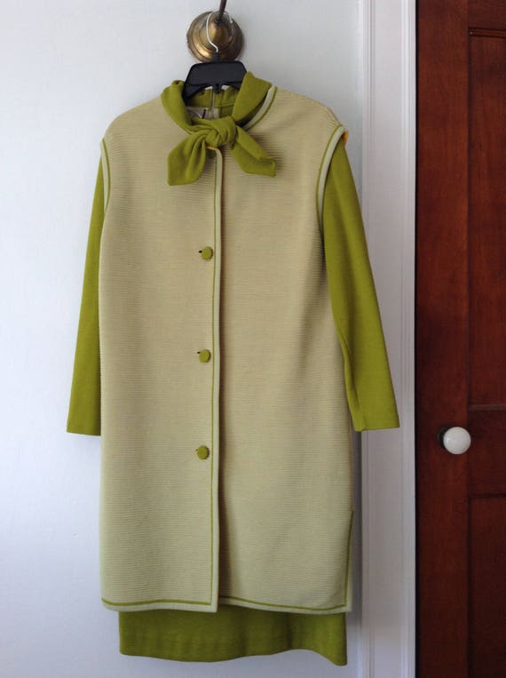 1960s Vintage Italian Knit Dress with Reversible J