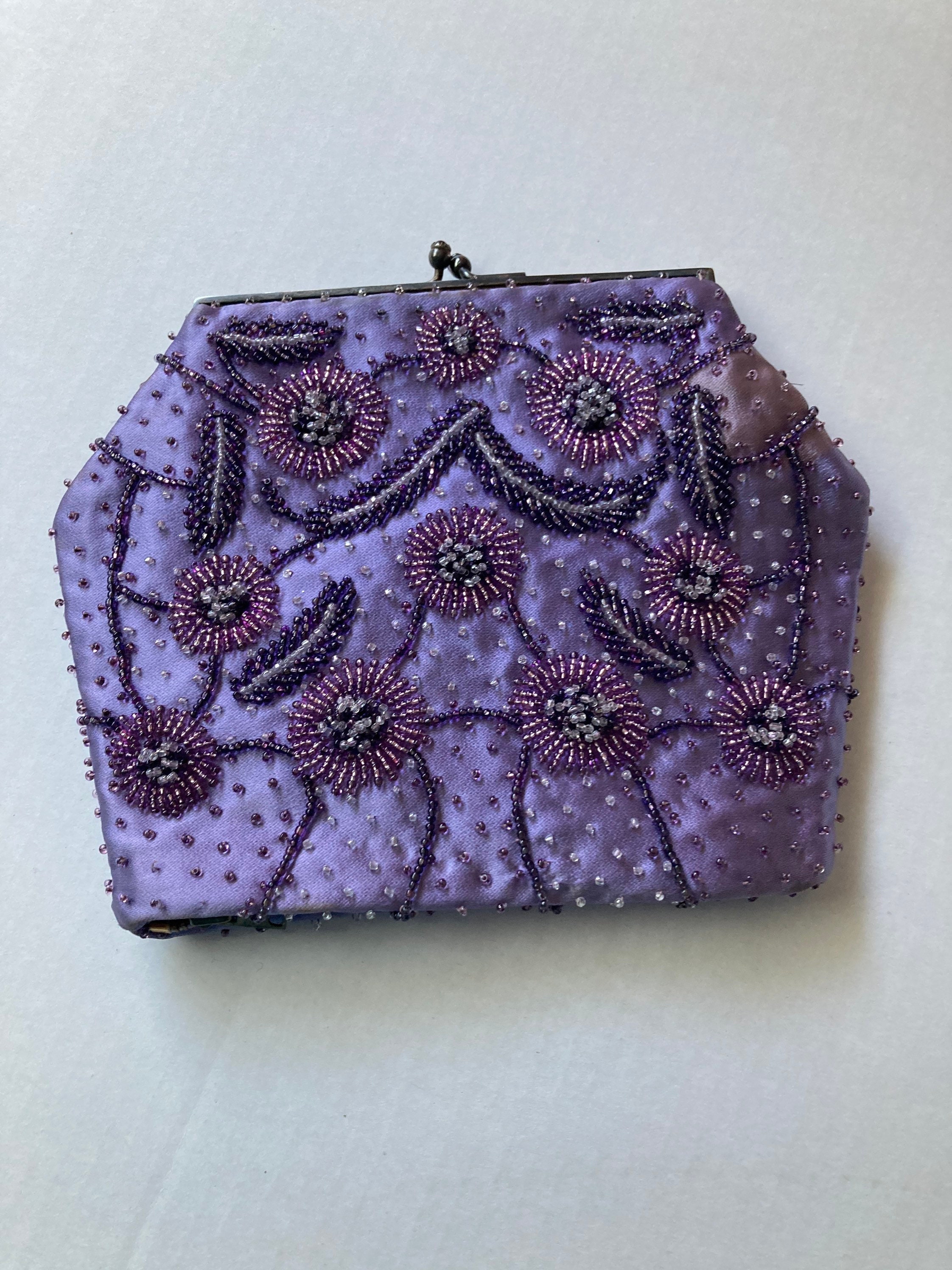 Vintage / Vintage Beaded Purse / 1930s Beaded Purse / Made in 