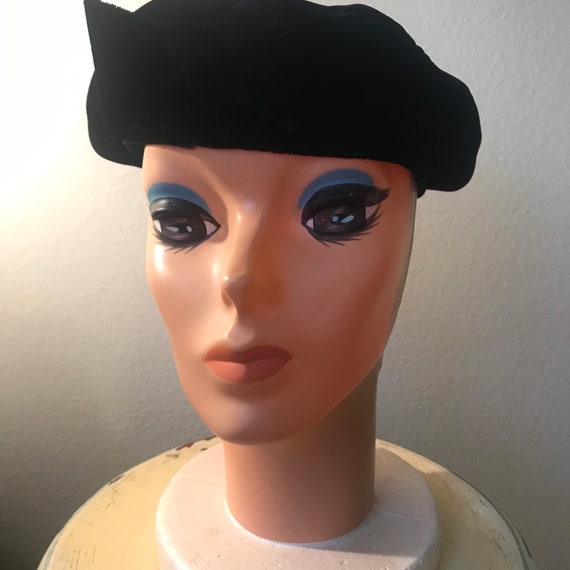 Black Velvet Tam 1960s