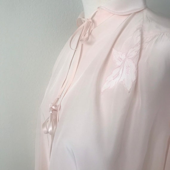 Boudoir 1930s Vintage / 1930s Lingerie / Pink Sil… - image 4