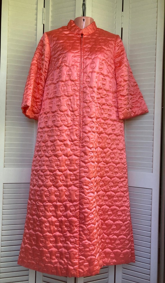 Boudoir  Quilted Robe Vintage / Alice of Californi