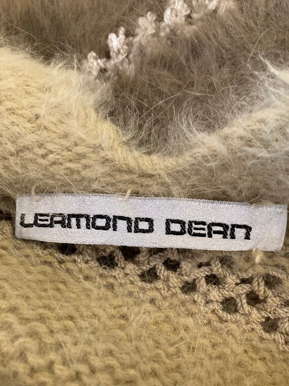 Leamond Dean Hand Knit Sweater XS / 1980s Fashion… - image 8