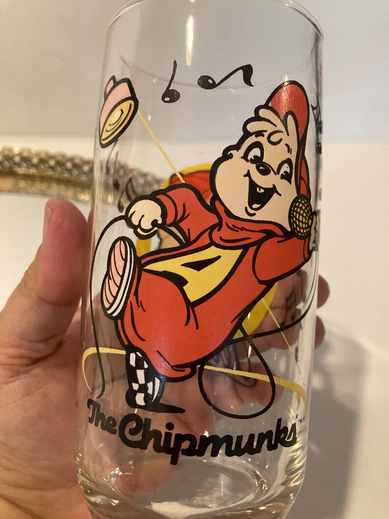 Vintage Alvin and the Chipmunks / Collectable Glasses / Etsy