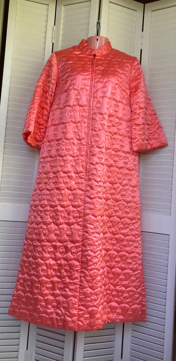 Boudoir  Quilted Robe Vintage / Alice of Californ… - image 8