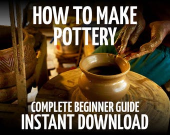 How to Make Pottery, Pottery Tutorial, Pottery Glazes, Pottery Clays, Pottery Guide, Ceramics Tutorial, Pottery Tools, Pottery Tile