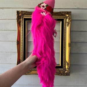 Lumpy Aphrodite Long Furby Mini OOAK Hand Stitched