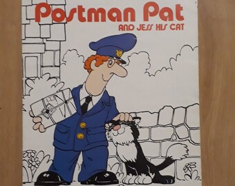 Tejer patrón para Cartero Pat y Jess el gato