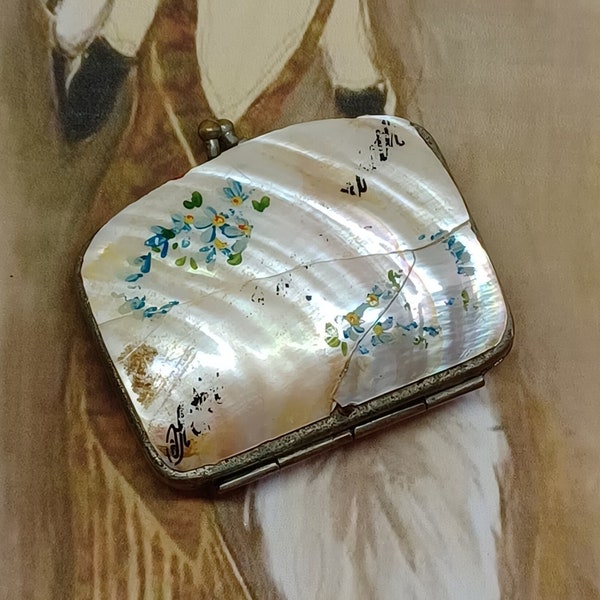 Shell Coin Purse Etsy